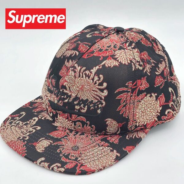 Supreme シュプリーム EASTERN FLORAL5 和柄 花柄 ベースボールキャップ 帽子 マルチカラー