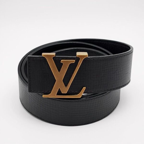 LOUIS VUITTON ルイヴィトン サンチュール LVイニシャル リバーシブル レザー ベルト 40MMブラウン系