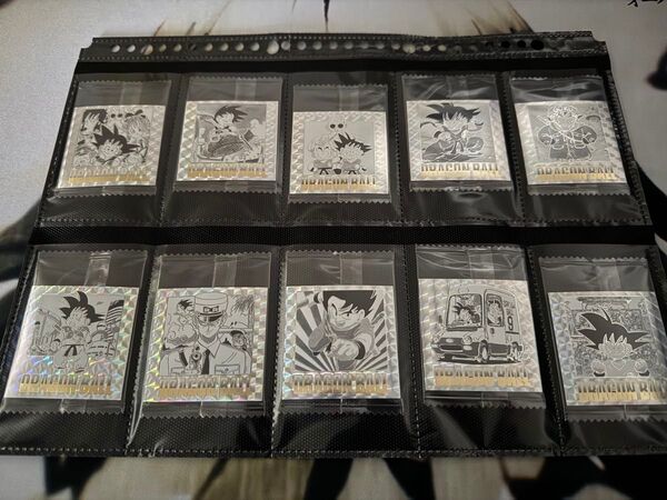 ドラゴンボール 40周年記念 ウエハース ホログラムシール フルコンプ 未開封 全42種