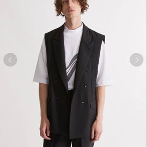 UNITED TOKYO スリットセミロングジレ ブラック サイズ2 美品