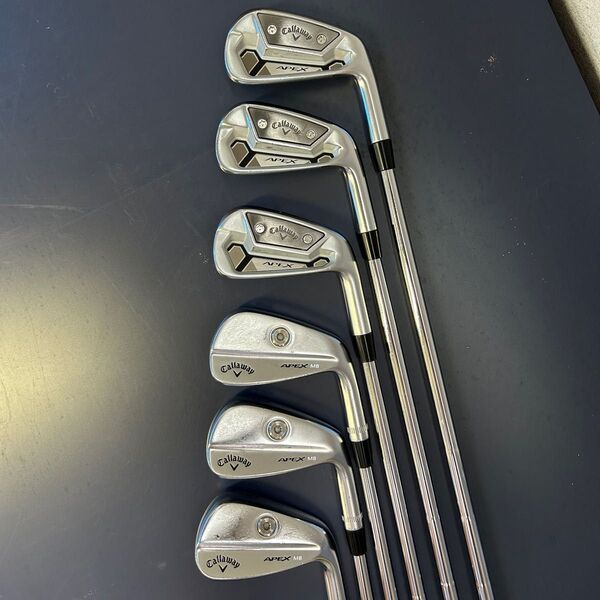 レア Callaway APEX TCB & MB アイアンセット 6本セット ダイナミックゴールドツアーイシューex x100