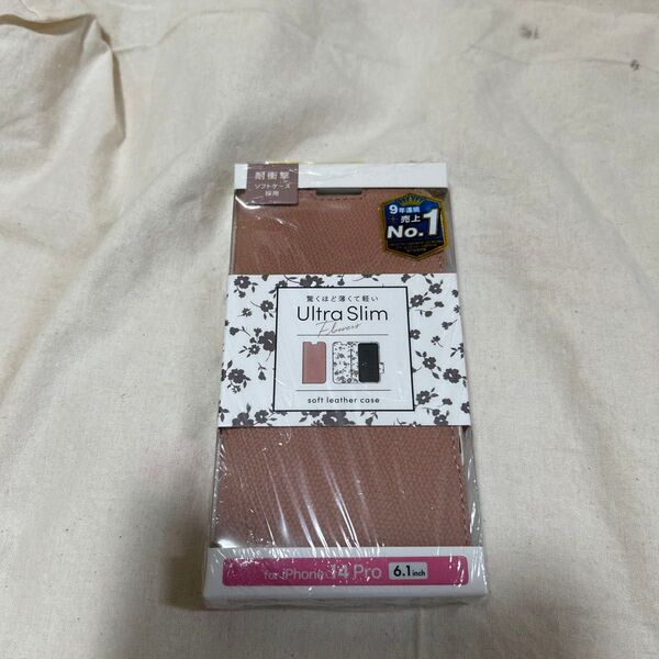 新品未使用品 ELECOM エレコム PM-A22CPLFUJPNL -あしゃれなiPhone用6.1インチ手帳型スマホケース
