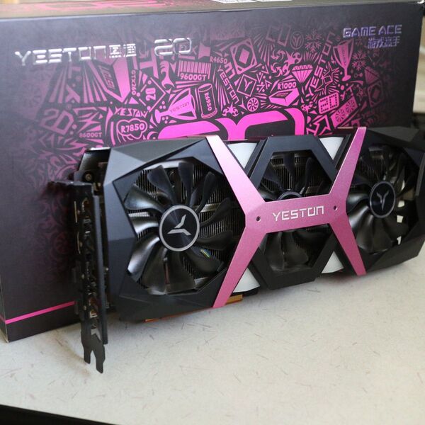 Yeston 20周年モデル RX 6600xt AMD GPU グラフィックボード