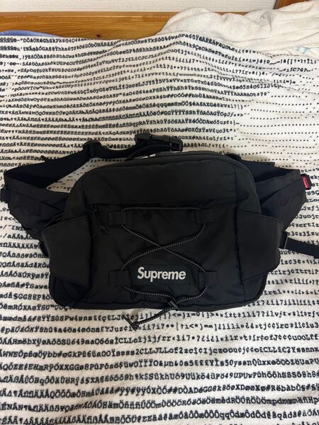Supreme 17ss Waist Bag(used) シュプリーム ウエストバッグ 黒