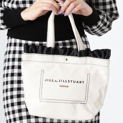 新品 ジルバイジルスチュアート フリルトップトート 小 トートバッグ ミニトート ランチバッグ JILLbyJILLSTUART