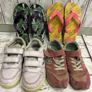 シューズ サンダル 4点 アディダス ニューバランス DC SHOESキッズ