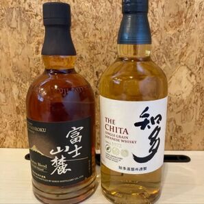 キリン富士山麓とサントリー知多のセット