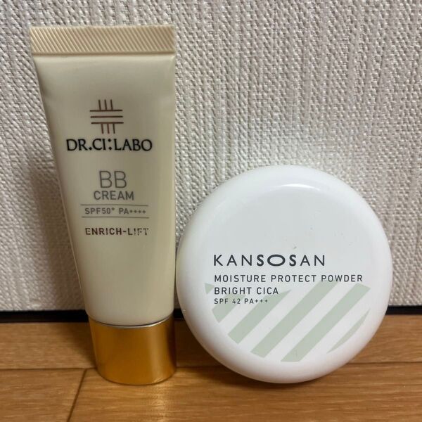 ドクターシーラボ/BBクリームエンリッチLN21ファンデーション/リキッドファンデーション/KANSOSAN/フェイスパウダー