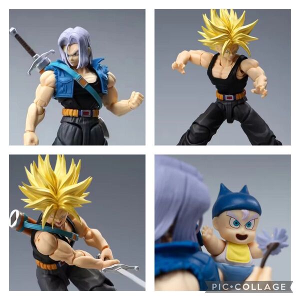 ドラゴンボールZ トランクス アニメカラー 長髪 Aセットレア 劇場版 可動フィギュア S.H.Figuarts