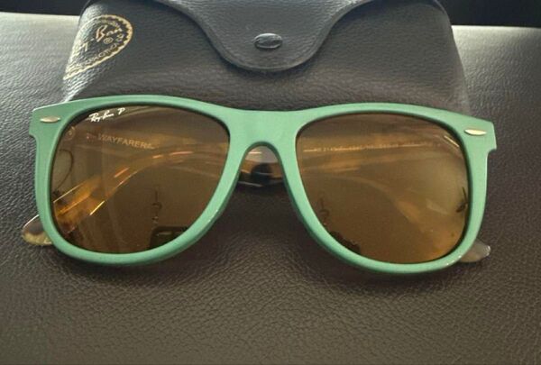 Ray-Ban レイバン サングラスRB2140F 希少なウェイファーラー偏光レンズのイエローレンズ