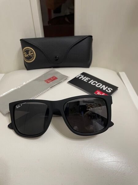 RayBan Justin RB4165 サングラス622/2V 偏光レンズポラロイズド 値下げ不可 新品未使用!