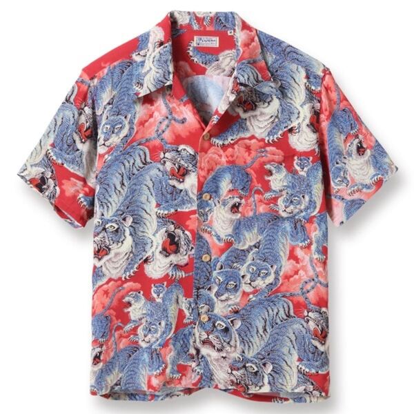 【新品希少】SUNSURF Special Edition 実名復刻 KALAKAUA サンサーフ 百虎 RED L