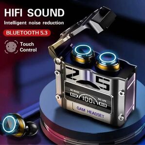 タイムセール カッコいいBluetoothイヤホン 充電BOX付き