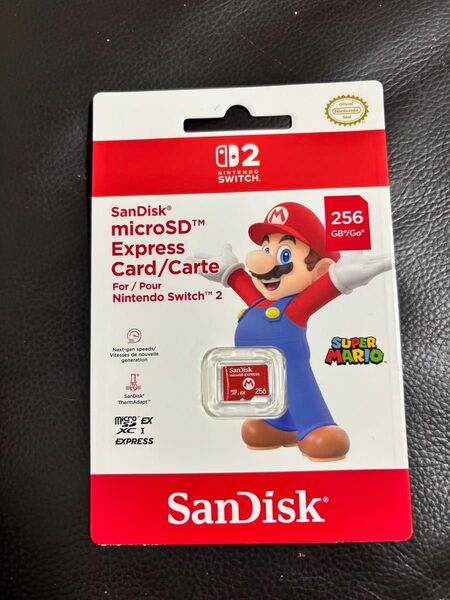 SanDisk microSD Express Card 256GB for Nintendo Switch 2 新品未開封