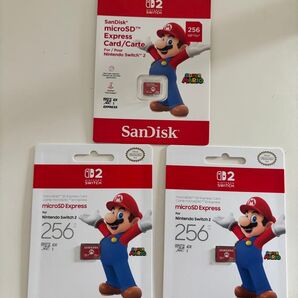 SanDisk Nintendo Switch2 SDカード1つ Samsung microSD Express Card 2つ
