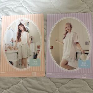 IZ*ONE CHU season2 ミニフォトブック特典 クリアシート 2枚セット MINJU IROHA