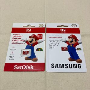 新品 未開封 SanDisk SAMSUNG microSD Express 256GB for Nintendo Switch