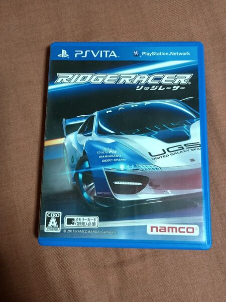 PSVITA リッジレーサー 説明書 ゲームソフト 動作確認 RIDGE RACER NAMCO