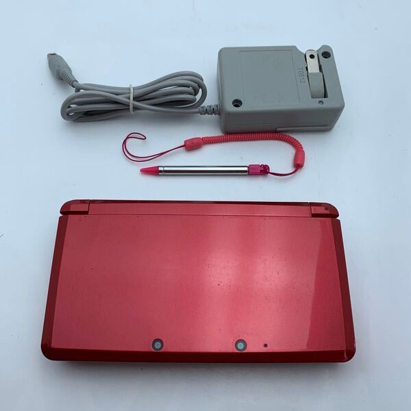ニンテンドー3DS 充電器 タッチペン フレアレッド