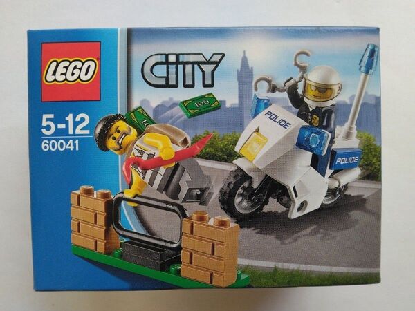 LEGO CITY Police Motorcycle 60041 レゴシティ ポリスバイクとドロボウ 新品未開封