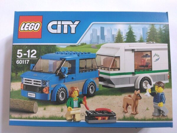 LEGO City 60117 レゴシティ キャンピングカーとキャンピングトレーラー 未使用