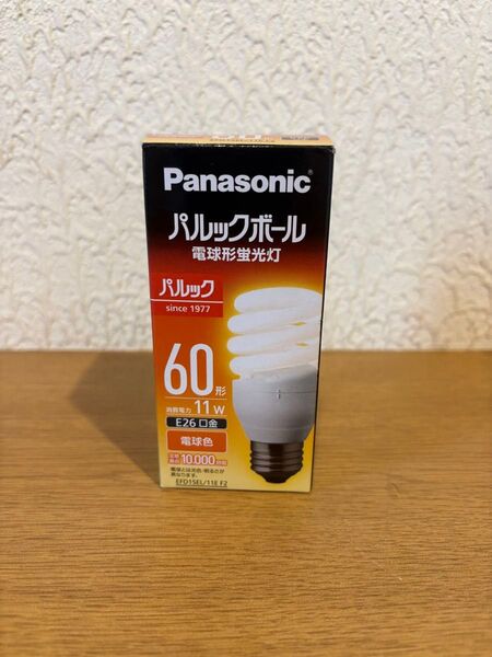 Panasonic パルックボール 60形 EFD15EL/11E F2. 口金E26 9本セット販売