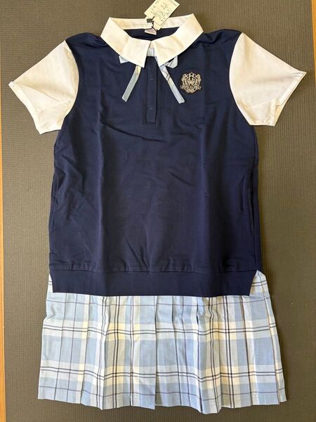 新品!anna sui mini レイヤード風ワンピースsize150