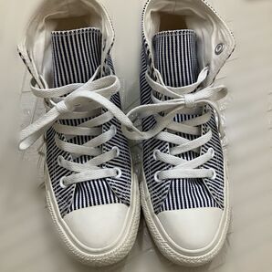 CONVERSE ALL STAR ハイカットスニーカー ネイビー ストライプ