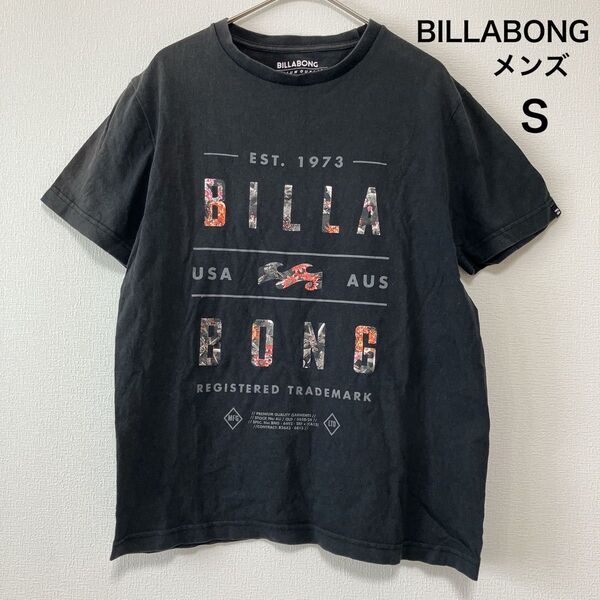 BILLABONG ビラボン メンズ 半袖Tシャツ Sサイズ 古着 クルーネック アメカジ