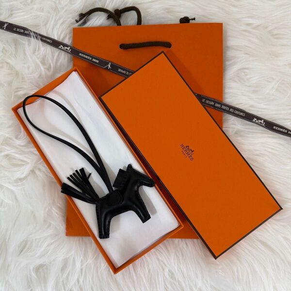 HERMES エルメス ロデオチャーム PM ブラック アニョーミロ 未使用