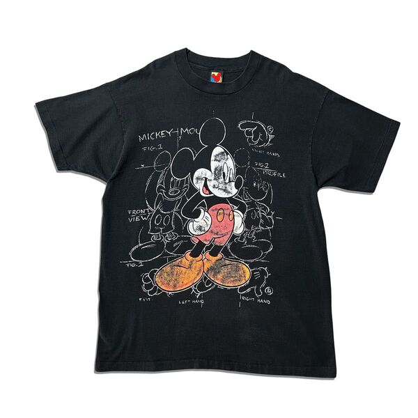 90s ミッキー Tシャツ Disney ヴィンテージ XLサイズ 希少デザイン ディズニーTシャツ Mickey