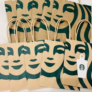 スターバックス ショッパー 10枚セット ショップ袋 ラッピング 紙袋 手提げ