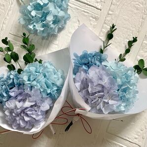 紫陽花守りB *厄除け*魔除け*お守り* 土用の丑の日 プリザーブドフラワー アジサイ