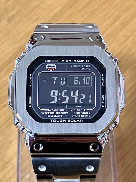 新品 フルメタル CASIO カシオ G-SHOCK GW-M5610U GW-M5610 カスタム デジタル腕時計 ステンレス