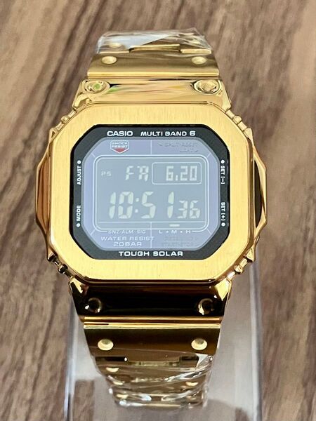 新品 フルメタル CASIO カシオ G-SHOCK GW-M5610U GW-M5610 カスタム デジタル腕時計 ステンレス
