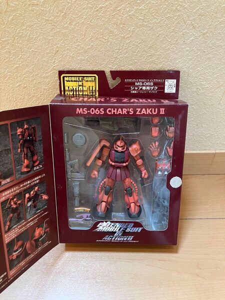 MS-06S シャア専用ザク フィギュア EXTENDED MOBILE SUIT IN ACTION!!