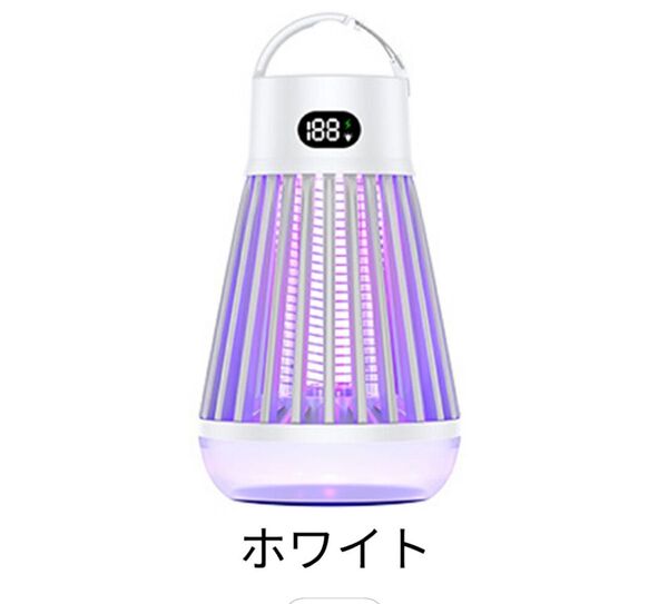 電撃殺虫器 電気蚊取り器 コバエ 蚊取り器 殺虫灯 捕虫器 虫除け360°強力虫よけ LED誘虫灯 キャンプ 6W UV光源誘引式