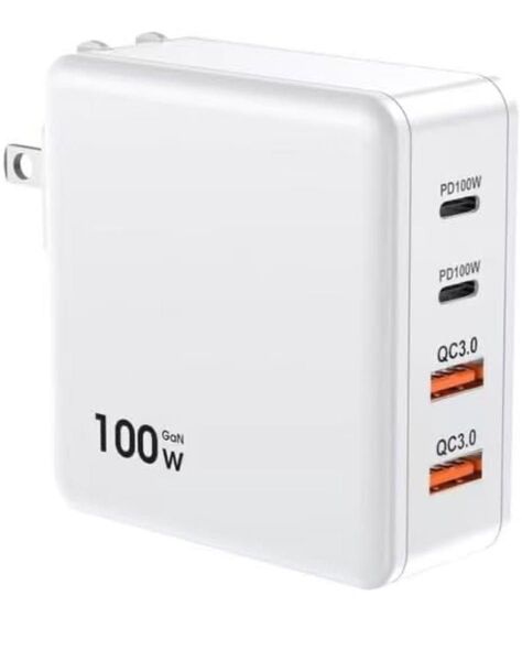 充電器 タイプc 100w PD 急速充電器 4ポート同時充電 軽量 小型 USB PD3.0/QC3.0/PPS/SCP規格