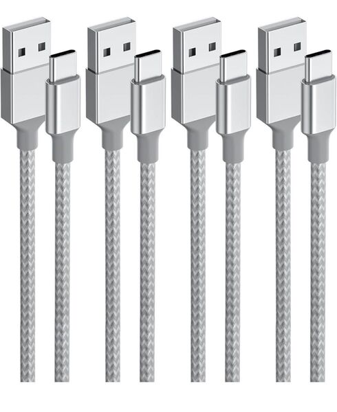 usb c ケーブル【1m+1m+2m+2m 4本】タイプc ケーブル Type C 3A急速充電 QC3.0対応 急速充電 PD