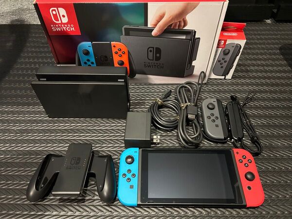 Nintendo Switch Joy-Con (L)ネオンブルー/(R)ネオンレッド HAC-S-KABAA おまけ付き