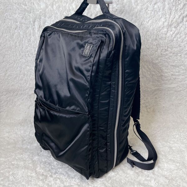 訳あり 大特価 ポーター タンカー 3way 二層 ブリーフケース 大容量 A4 ブラック PORTER TANKER 黒