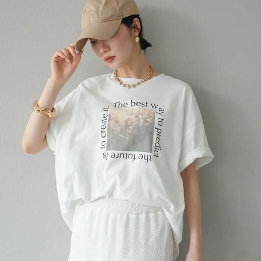 ★新品★ランドスケープTシャツ/オフ3 lumier リュミエ 同型