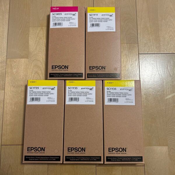 エプソン インク SC1Y35 SC1M35 SC1Y11 5個 セット EPSON
