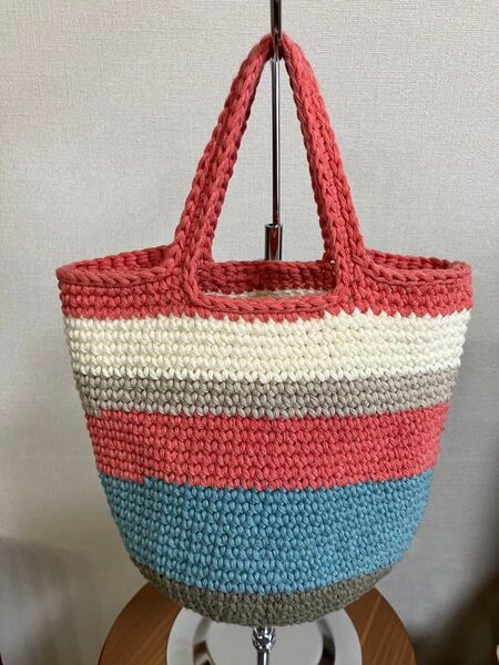 ハンドメイド カラフルミニトートバッグ