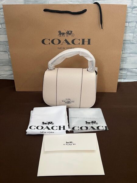 ★新品未使用★COACH ライサ トップ ハンドル ハンドバッグ ミニバッグ