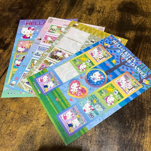 値下げ対応可能! ハローキティ キティちゃん 切手シート 記念切手 特殊切手 80円切手 折り紙