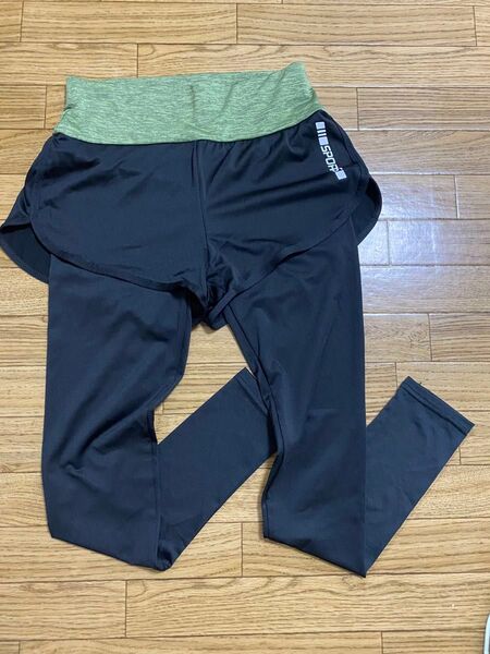 スポーツウェア レギンス付きショートパンツ Sサイズ