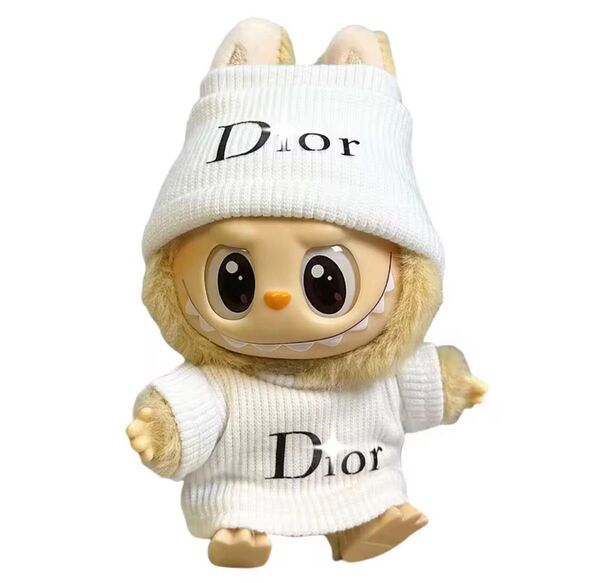 labubu ラブブ パロディdior ブランド風 洋服