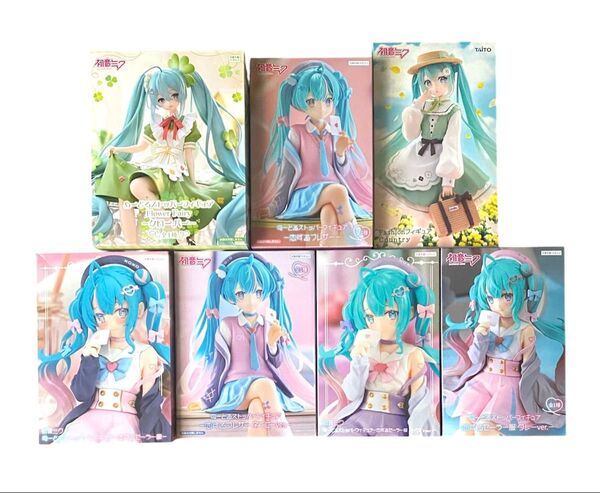 初音ミク プライズフィギュア まとめ売り 7点
