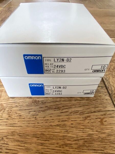 オムロン LY2N ーD2 24VDC ミニパワーリレー20個 (2箱)新品未開封品 送料込み